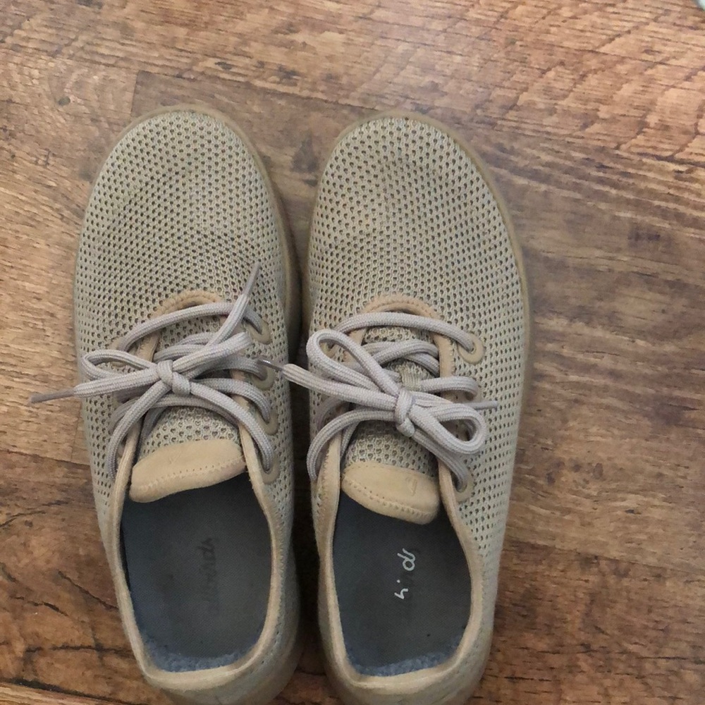 Allbirds tree runner sneakers honey beige size 8